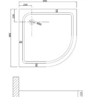 Душевой поддон Niagara NG-100-100 - Превью изображения №2 — Интернет-магазин Time-Shop