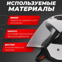 Мотошлем LS2 OF616 Airflow 2 Solid (M, белый глянцевый) - Превью изображения №2 — Интернет-магазин Time-Shop
