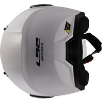 Мотошлем LS2 OF616 Airflow 2 Solid (M, белый глянцевый) - Превью изображения №6 — Интернет-магазин Time-Shop