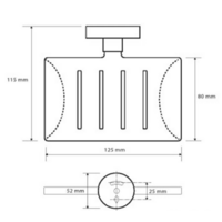 Мыльница Bemeta Trend-I 104108082B - Превью изображения №2 — Интернет-магазин Time-Shop