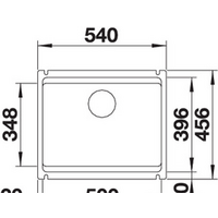 Кухонная мойка Blanco Etagon 500-U (глянцевый белый) 525149 - Превью изображения №2 — Интернет-магазин Time-Shop