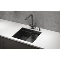 Кухонная мойка Granula KS-5045U (черный матовый) - Превью изображения №3 — Интернет-магазин Time-Shop