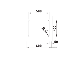 Кухонная мойка Blanco Solis 500-U 526122 (полированная) - Превью изображения №4 — Интернет-магазин Time-Shop