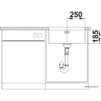 Кухонная мойка Blanco Solis 500-U 526122 (полированная) - Превью изображения №5 — Интернет-магазин Time-Shop