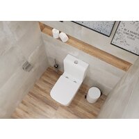 Унитаз напольный Lauter W09 S-TRAP с жестким сиденьем и микролифтом 21900004 (вертикальный выпуск) - Превью изображения №7 — Интернет-магазин Time-Shop