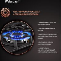 Варочная панель Weissgauff HGG 641 BV Nano Matt Glass - Превью изображения №8 — Интернет-магазин Time-Shop