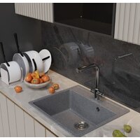Кухонная мойка Mixline ML-GM15 551920 (графитовый) - Превью изображения №4 — Интернет-магазин Time-Shop