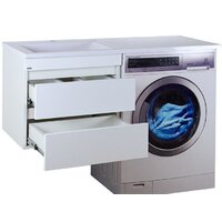  Misty Тумба с умывальником Фостер 55 Э-Фос01055-012Я + Гавана 120 L - Превью изображения №4 — Интернет-магазин Time-Shop