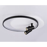 Припотолочная люстра Ambrella light FL51392/1+2 WH/BK - Превью изображения №5 — Интернет-магазин Time-Shop