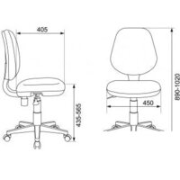 Компьютерное кресло Бюрократ CH-W213/TW-18 (салатовый) - Превью изображения №6 — Интернет-магазин Time-Shop