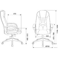 Игровое (геймерское) кресло Zombie Viking-8 (экокожа черный/красный) - Превью изображения №5 — Интернет-магазин Time-Shop
