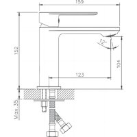 Умывальник Lauter 21441A + Moon 21СК691BS - Превью изображения №8 — Интернет-магазин Time-Shop