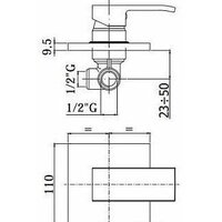 Смеситель Paffoni Elle EL010NO/M - Превью изображения №2 — Интернет-магазин Time-Shop