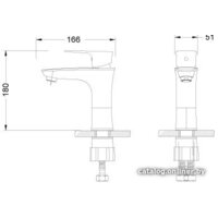 Смеситель Lemark Nero LM0206C - Превью изображения №2 — Интернет-магазин Time-Shop