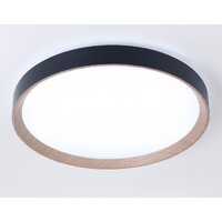 Припотолочная люстра Ambrella light Orbital FZ1326 BK/LWD (черный/светлое дерево) - Превью изображения №4 — Интернет-магазин Time-Shop