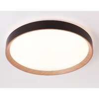 Припотолочная люстра Ambrella light Orbital FZ1326 BK/LWD (черный/светлое дерево) - Превью изображения №3 — Интернет-магазин Time-Shop