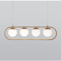 Подвесная люстра Евросвет 50089/4 (золото) - Превью изображения №3 — Интернет-магазин Time-Shop