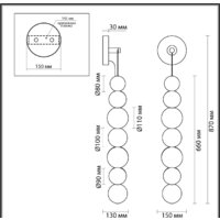 Бра Odeon Light Crystal 5008/13WL - Превью изображения №7 — Интернет-магазин Time-Shop