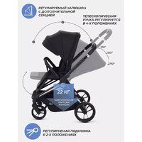 Коляска прогулочная «книга» MOWbaby Finch MB105 (бежевый) - Превью изображения №49 — Интернет-магазин Time-Shop