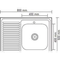 Кухонная мойка Ledeme L98060-6R - Превью изображения №2 — Интернет-магазин Time-Shop