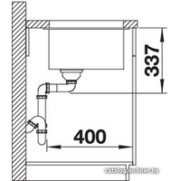 Кухонная мойка Blanco Subline 800-U (серый беж) 523148 - Превью изображения №3 — Интернет-магазин Time-Shop