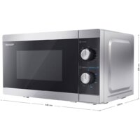 Микроволновая печь Sharp YC-MG01E-S - Превью изображения №5 — Интернет-магазин Time-Shop
