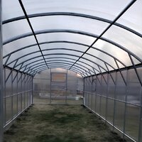 Теплица Импласт Нова прямостенная 3х8м 15576 (с сотовым поликарбонатом) - Превью изображения №4 — Интернет-магазин Time-Shop