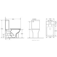 Унитаз напольный WeltWasser Zinnbach 001 GL-WT - Превью изображения №2 — Интернет-магазин Time-Shop