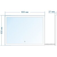  Doratiz Зеркало Doratiz Адель 80x60 2711.907 - Превью изображения №8 — Интернет-магазин Time-Shop