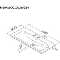 Умывальник AM.PM X-Joy M85AWCC1002WG64 - Превью изображения №3 — Интернет-магазин Time-Shop