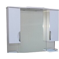 СанитаМебель Шкаф с зеркалом Камелия-14.45 Д3 (Белый)