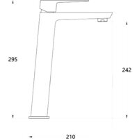 Смеситель Invena Paros BU-09-W04-A - Превью изображения №4 — Интернет-магазин Time-Shop