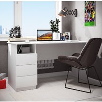 Стол Mio Tesoro Велия МВ-08 140х60 (белый) - Превью изображения №3 — Интернет-магазин Time-Shop