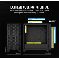 Корпус Corsair 3000D Airflow CC-9011251-WW - Превью изображения №21 — Интернет-магазин Time-Shop