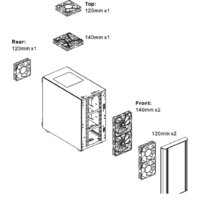 Корпус Thermaltake V150 CA-1R1-00S1WN-00 - Превью изображения №12 — Интернет-магазин Time-Shop