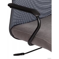 Офисное кресло TetChair Practic флок/кожзам (серый) - Превью изображения №8 — Интернет-магазин Time-Shop