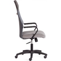 Офисное кресло TetChair Practic флок/кожзам (серый) - Превью изображения №3 — Интернет-магазин Time-Shop