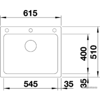 Кухонная мойка Blanco Naya 6 519645 (кофе) - Превью изображения №2 — Интернет-магазин Time-Shop