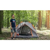 Треккинговая палатка Sundays ZC-TT035-3 (темно-серый/желтый) - Превью изображения №9 — Интернет-магазин Time-Shop