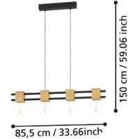 Подвесная люстра Eglo Levantara 390191 - Превью изображения №3 — Интернет-магазин Time-Shop