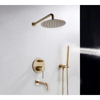 Душевая система  Rea Lungo REA-P4125 (золотой) - Превью изображения №2 — Интернет-магазин Time-Shop
