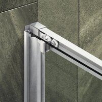 Душевая дверь MaybahGlass 195x150 MGD-1277-5 (бесцветное стекло/хром матовый) - Превью изображения №4 — Интернет-магазин Time-Shop