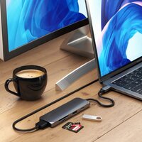 Док-станция Satechi Aluminum USB-C Multiport Pro Adapter ST-UCMPAM - Превью изображения №6 — Интернет-магазин Time-Shop