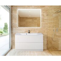  BelBagno Тумба под умывальник Marino-1000-2C-PIA-BL-P (bianco lucido) - Превью изображения №2 — Интернет-магазин Time-Shop