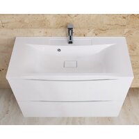  BelBagno Тумба под умывальник Marino-1000-2C-PIA-BL-P (bianco lucido) - Превью изображения №3 — Интернет-магазин Time-Shop