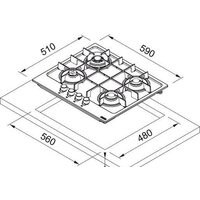 Варочная панель Franke Maris FHMA 604 3G DC MB C - Превью изображения №2 — Интернет-магазин Time-Shop