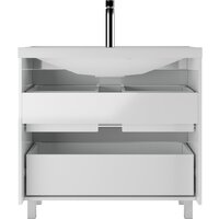  Айсберг Тумба под умывальник Bazis 90 Ева В2 DA5909T (с двумя ящиками) - Превью изображения №4 — Интернет-магазин Time-Shop