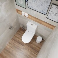 Унитаз напольный Lauter Vortex 2110022VF + гигиенический душ Glow 21LT0222BM - Превью изображения №18 — Интернет-магазин Time-Shop