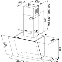 Кухонная вытяжка Franke Smart Vertical 2.0 FPJ 915 V BK/DG 330.0573.295 - Превью изображения №3 — Интернет-магазин Time-Shop