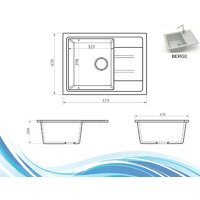 Кухонная мойка Berge BR-5850 + смеситель AM.PM Like F8007133 (серый) - Превью изображения №14 — Интернет-магазин Time-Shop